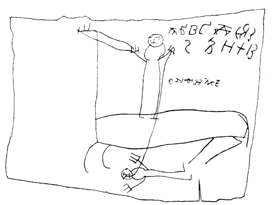 Kids Have Been Drawing Violent Battles And Fantastical Beasts on Their Homework Since The 13th Century
