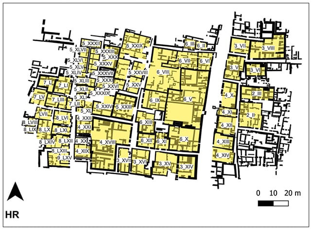 Mohenjo-daro city map