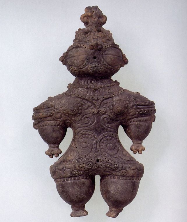 The Jomon left behind a rich material record, including elaborate pottery and distinctive clay figurines known as dogū.