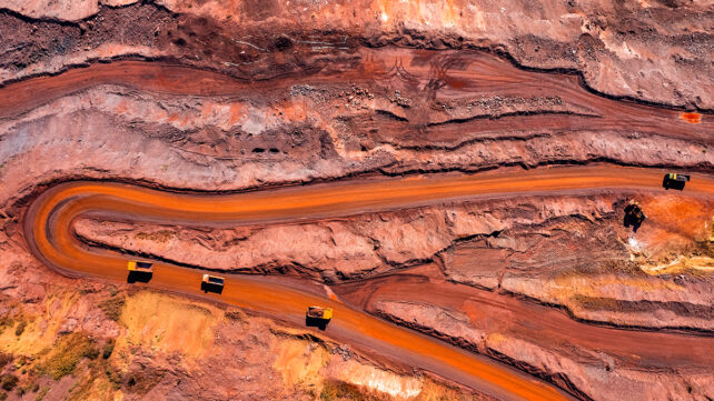 Iron ore mine