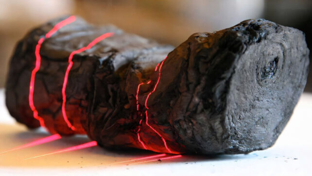 Scientists Burned Their Own Scrolls. Then The Hidden Writing Lit Up.