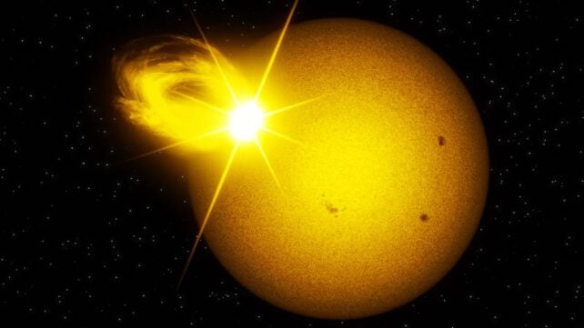A Sunspot 40 Earths Wide Shows Our Sun Is Capable of Producing Superflares