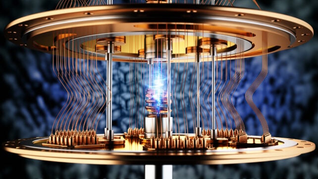 Quantum computer illustration