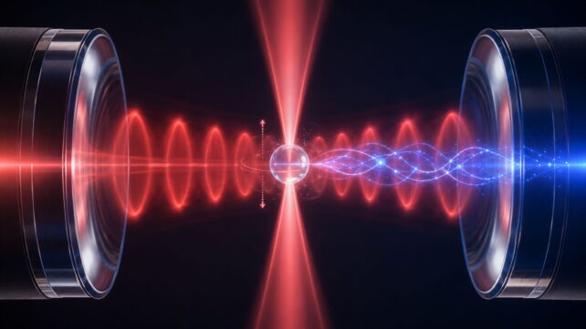 Physicists Quantum-Entangled a Levitating Speck of Glass With Light at Room Temperature