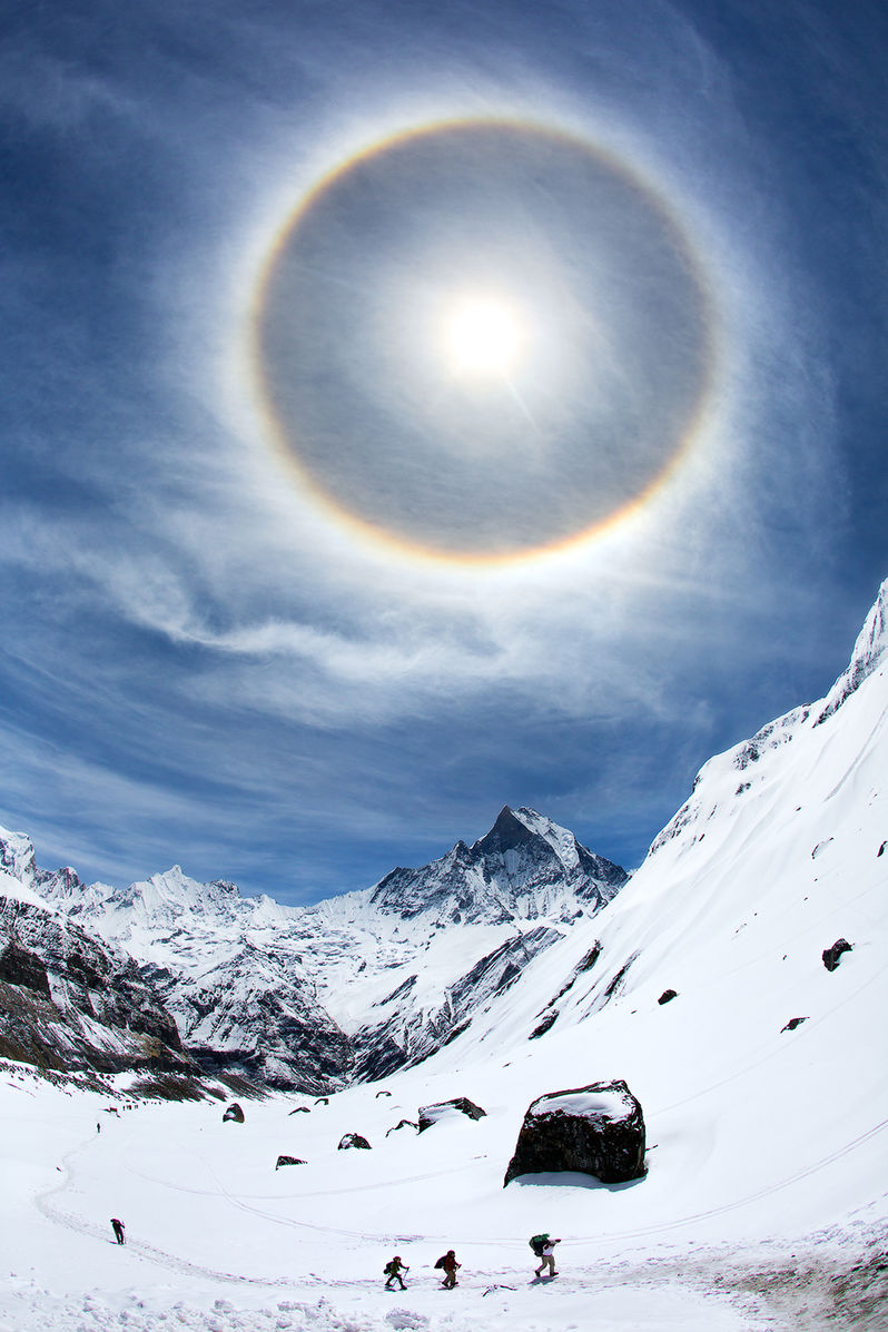 Halo in the Himalayas