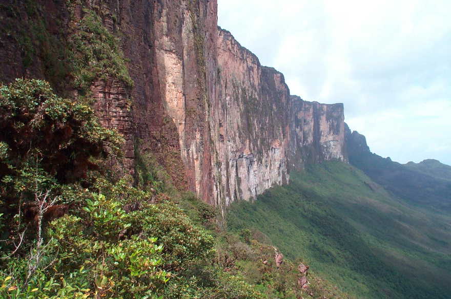 Roraima-Tepui Wand