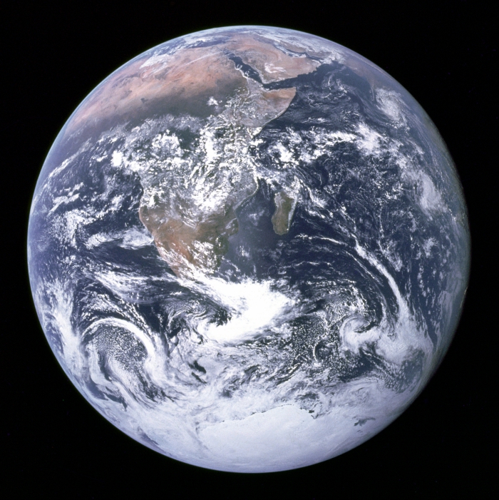 The Earth seen from Apollo 17 web