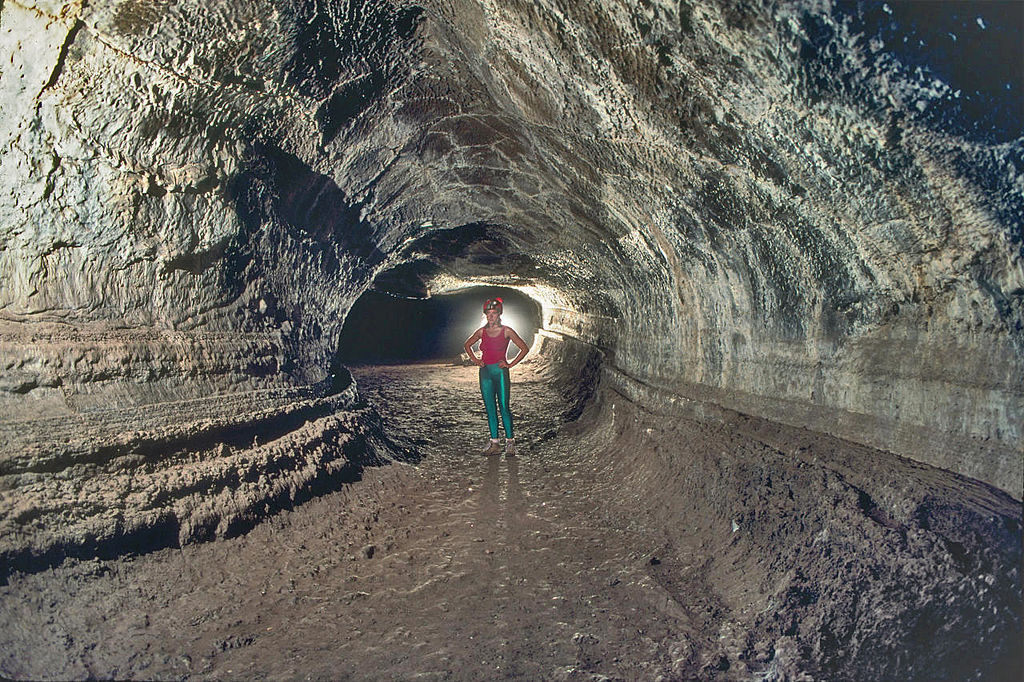 Valentine Cave in Lava Beds National Monument, California