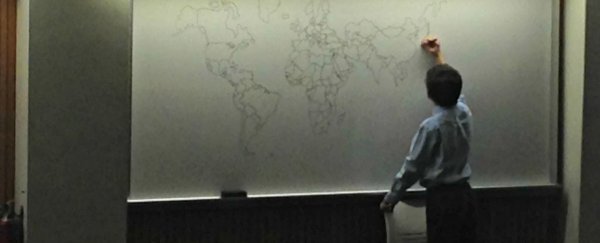 An 11-year-old autistic boy drew this incredible world map from memory