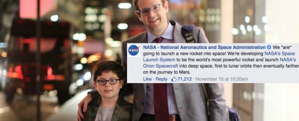 NASA just gave this aspiring journalist his first big break via Humans of New York