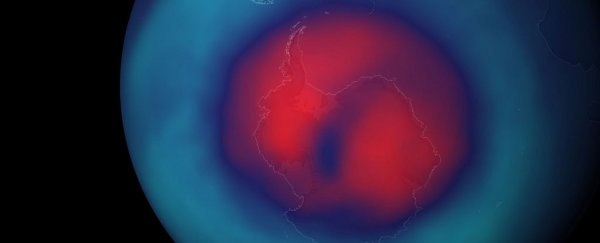 There’s a record-breaking ozone hole over Antarctica, but experts say not to worry