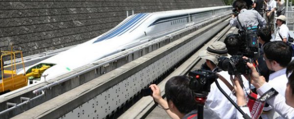 WATCH: Japan’s built a maglev passenger train that travels 500 km/h