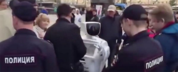 A robot was just 'arrested' by Russian police