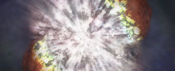 Scientists have witnessed the violent beginnings of a supernova for the first time