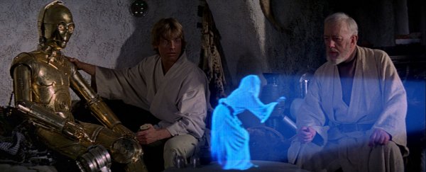 Scientists have created Star Wars-style holograms in the lab