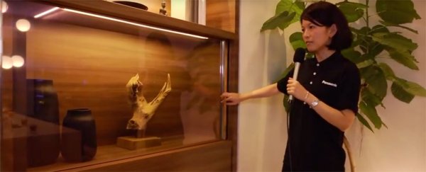 Panasonic just unveiled a new invisible television