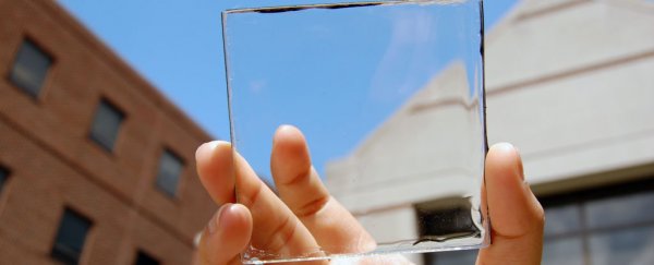 Transparent solar cells like this could deliver 40% of America's power