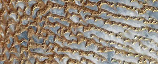 This hypnotising sand sea is bigger than France, and looks incredible from space