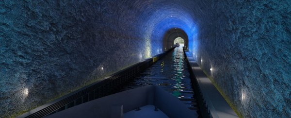 Norway is building the world's biggest tunnel for ships, and it's absolutely massive