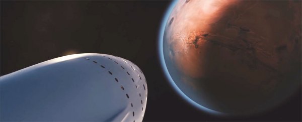 WATCH: Elon Musk just unveiled the spaceship that will take passengers to Mars