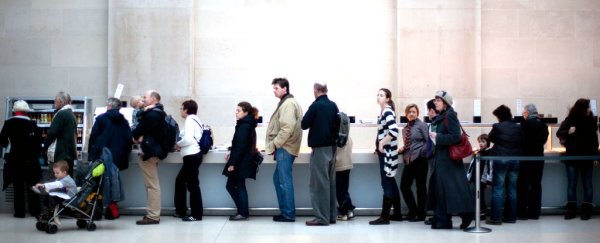 Research says queues would be quicker if the last person were served first