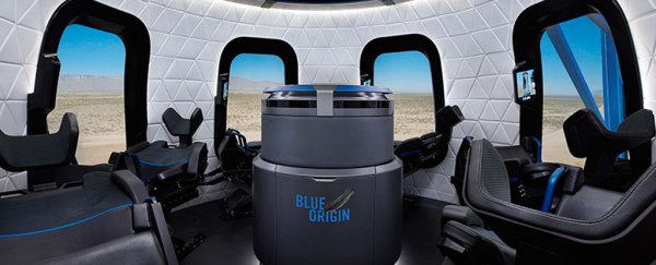 Jeff Bezos just gave us our first glimpse inside Blue Origin's New Shepard capsule