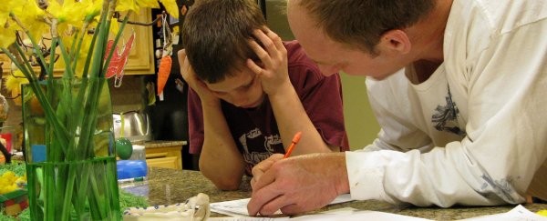 Parents helping too much with homework could be undermining their kids