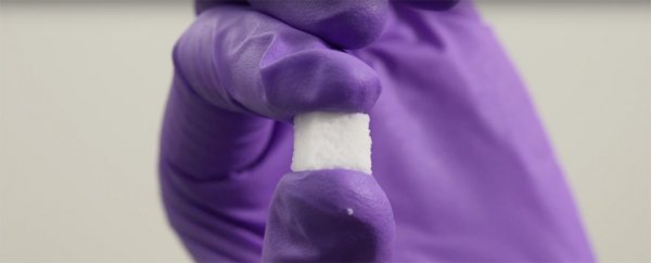 This new half-solid, half-liquid material can heal itself