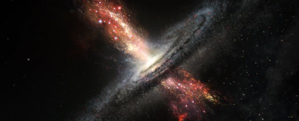 Stars have been witnessed forming in black hole bursts for the first time