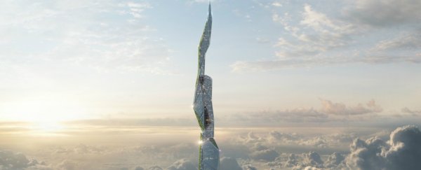 Engineers have released plans for a 5-km-high skyscraper that eats smog