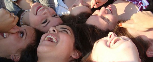 Study finds happiness, not depression, spreads among teens