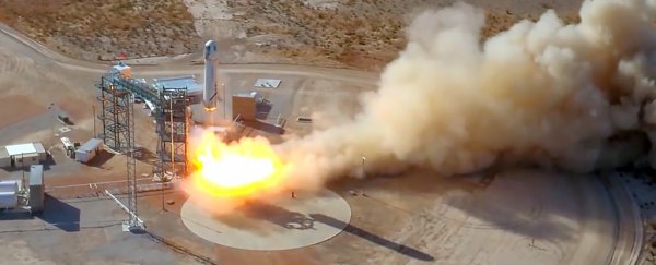 Blue Origin just launched 'Mannequin Skywalker' into space and safely returned it to Earth