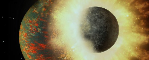 Life on Earth may have sprung from a planetary collision 4.4 billion years ago