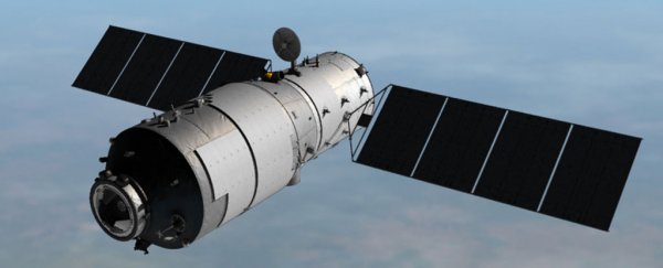 China pretty much just admitted it's lost control of its space station