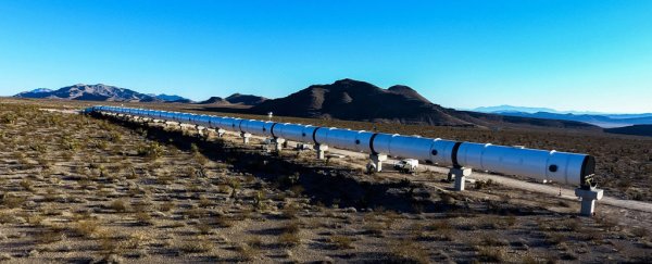 These are the first images of what will soon be the world's first Hyperloop tube 