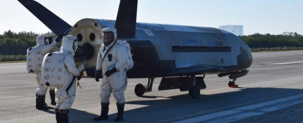 The Air Force's mysterious X-37B just landed after a record-breaking 718 days in orbit