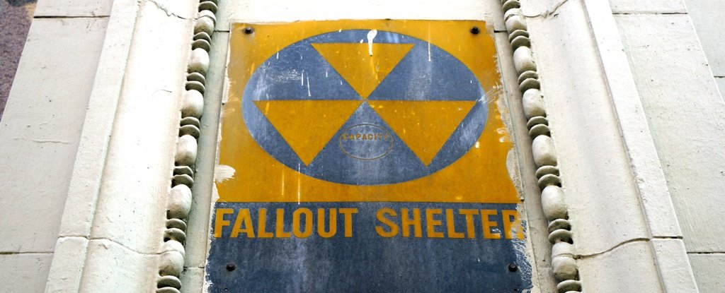 Fallout shelter sign original not a reproduction   WE SHIP WORLD WIDE 