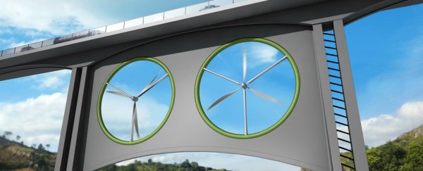 Hanging wind turbines under bridges could power up to 500 homes