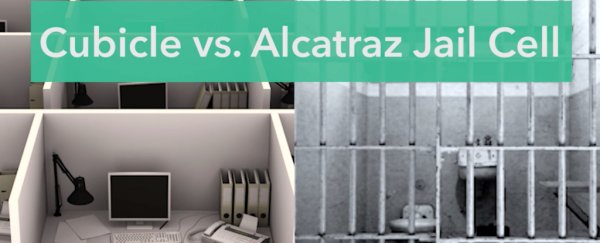 What's dirtier - your office or an Alcatraz jail cell?