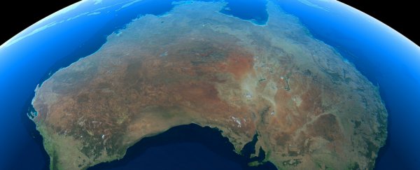 The Australian continent is shifting its position every single season