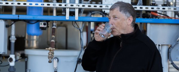 WATCH: Bill Gates drinks water that was human waste 5 minutes earlier