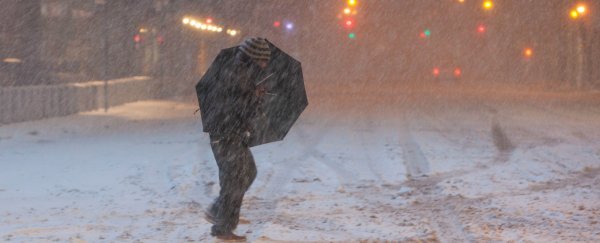 The blizzard expected to hit the US East Coast this weekend has meteorologists freaking out