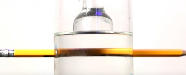 Make a bottle disappear in this science experiment you can try at home