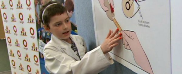 10-year-old cancer survivor is heading to NASA after inventing a new bandage dispenser