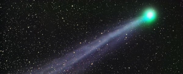 Comet Lovejoy caught shedding a whole lot of alcohol and sugar