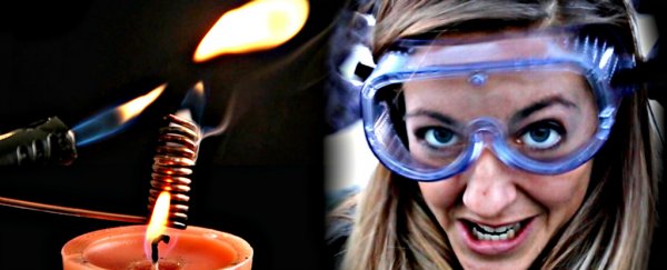 WATCH: Here are 5 cool ways to put a candle out using physics... and liquid nitrogen