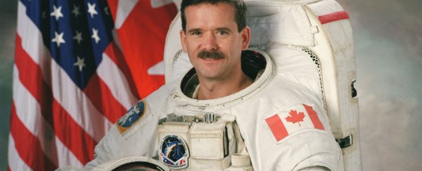Someone found Chris Hadfield’s flight suit in a thrift store