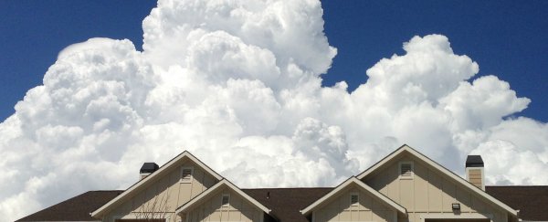 This is how much a cloud weighs