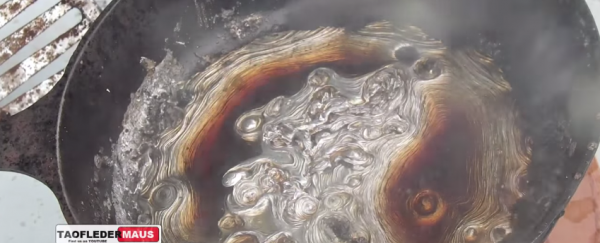 WATCH: Here's what happens when you mix coke and molten lead