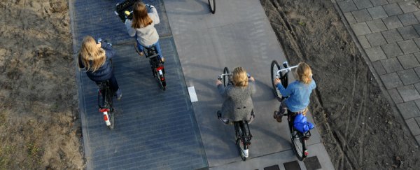 The solar road in the Netherlands is working even better than expected